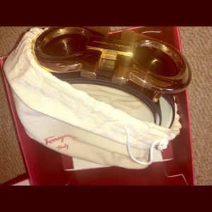 Ferragamo Belt (Black/White) Reversible